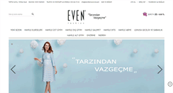 Desktop Screenshot of evenfashiononline.com